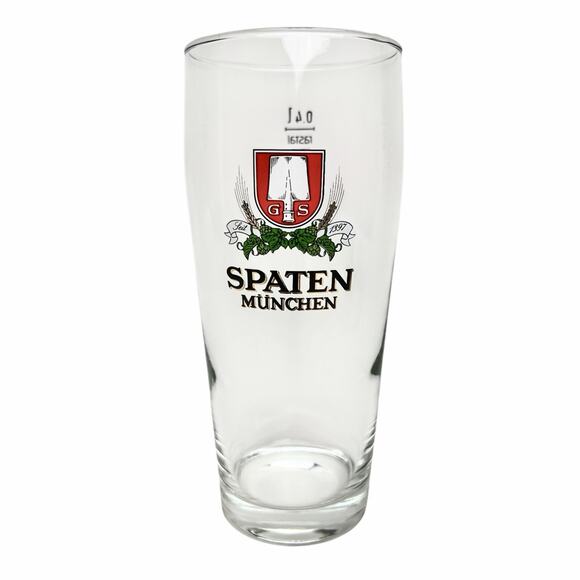 Spaten Munchen Beer Glass 0.4 Liter Pilsner Munich Germany Breweriana 6.5 Inch - Picture 1 of 10